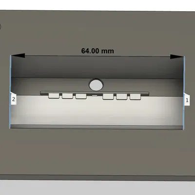 Nắp kết nối phía sau cho Wago 221-413 với logo WO