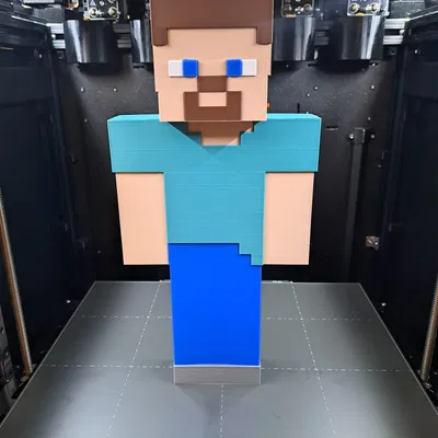 Nhân vật Minecraft Steve với 6 màu sắc khác nhau