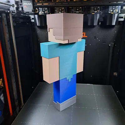 Nhân vật Minecraft Steve với 6 màu sắc khác nhau