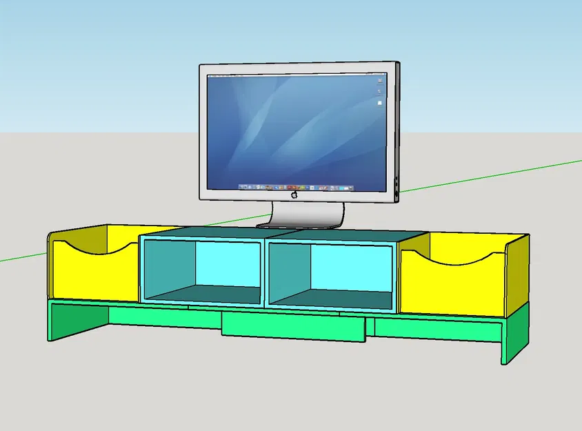 Bộ tổ chức GT109 với giá đỡ màn hình - Image 2