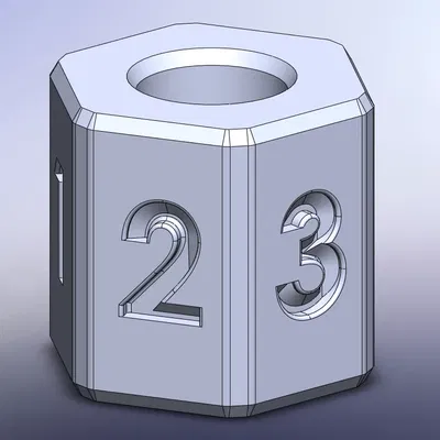 Khối lập phương hiệu chuẩn cho máy in delta 20x20x20