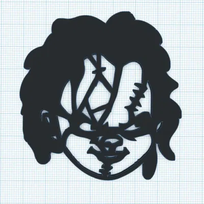 Chuky Halloween dễ in cho mùa lễ hội