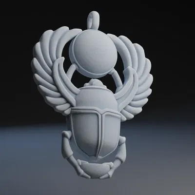 Mặt dây chuyền bọ hung Ai Cập độc đáo