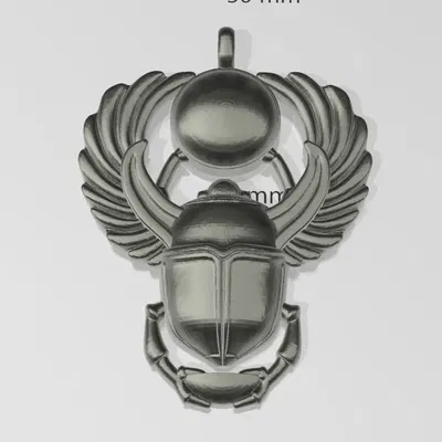 Mặt dây chuyền bọ hung Ai Cập độc đáo