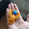 Biểu tượng bọ hung Ai Cập tách rời cho in 3D - Thumbnail 2