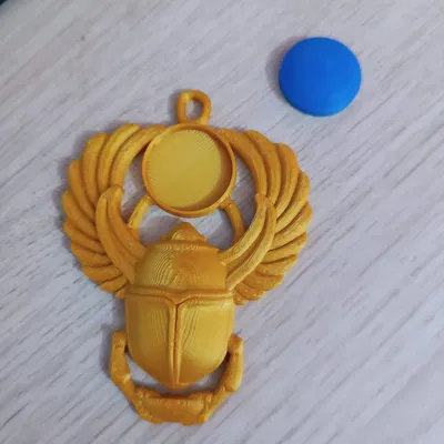 Biểu tượng bọ hung Ai Cập tách rời cho in 3D