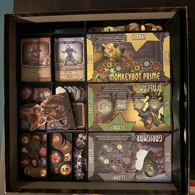 Giá đỡ cho trò chơi Clank! với các phần mở rộng