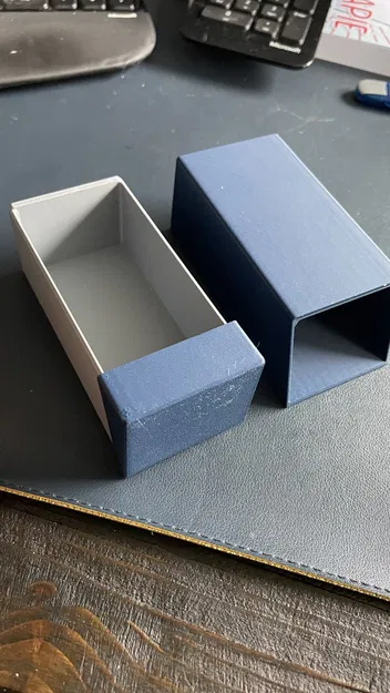 Hộp trung bình in 3D với từ tính giữ cố định - Image 1