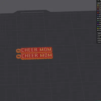 Móc khóa cho mẹ cổ vũ với phiên bản AMS