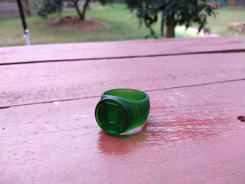 Nhẫn Green Lantern kết hợp với thiết kế WL - Image 4