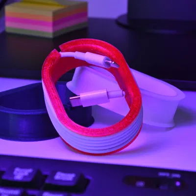 Bộ tổ chức cáp Apple dài 1m với đầu nối USB-C và Lightning