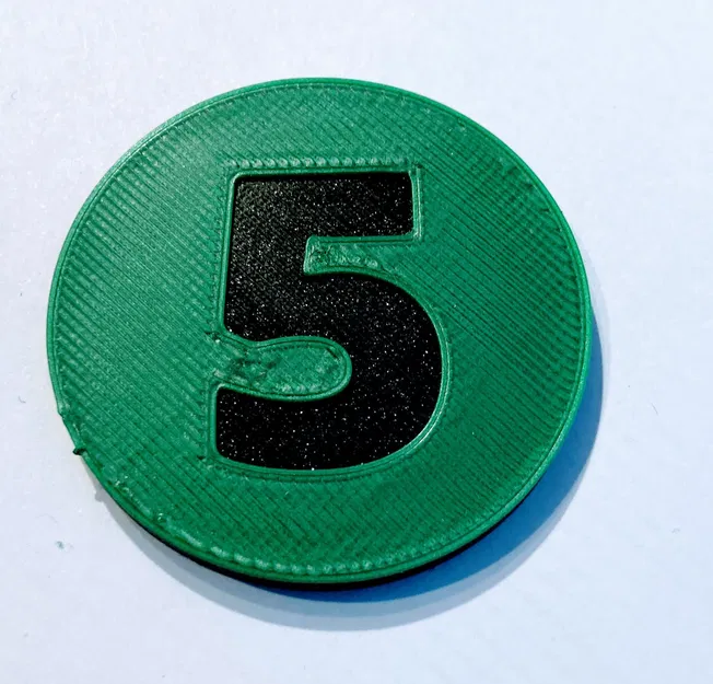 Mô hình token chữ cái Jame cho trò chơi bàn - Image 1