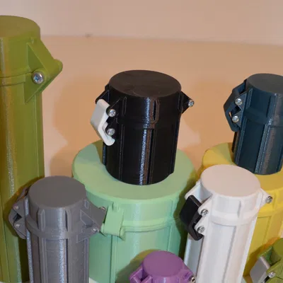 Thùng chứa tròn chống va đập tùy chỉnh hoàn toàn