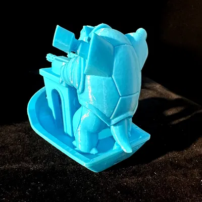 Thuyền chiến Blastoise đa sắc màu