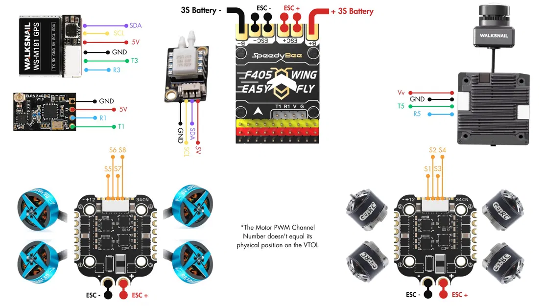 Máy bay VTOL Lidl Glider với bộ chuyển đổi Ardupilot - Image 6
