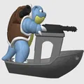 Thuyền chiến Blastoise đa sắc màu - Thumbnail 7