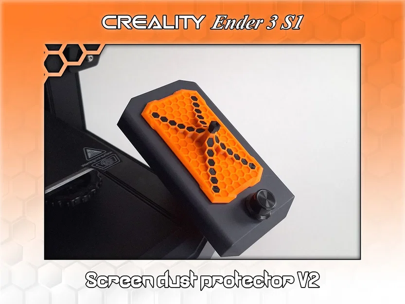 Bộ bảo vệ màn hình chống bụi V2 cho máy in Ender 3 S1 - Image 1