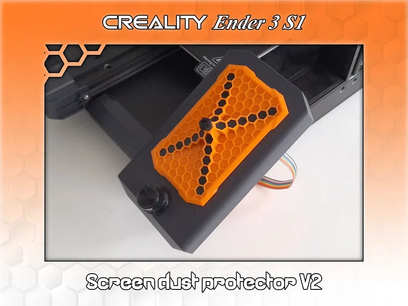 Bộ bảo vệ màn hình chống bụi V2 cho máy in Ender 3 S1 - Image 2