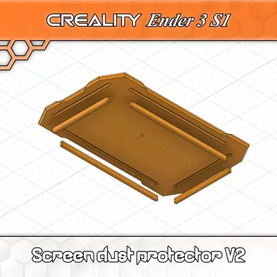 Bộ bảo vệ màn hình chống bụi V2 cho máy in Ender 3 S1