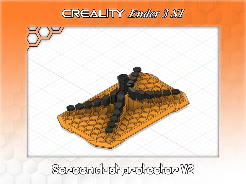 Bộ bảo vệ màn hình chống bụi V2 cho máy in Ender 3 S1 - Image 6