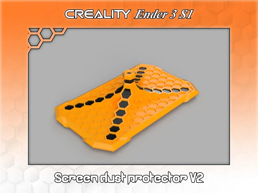 Bộ bảo vệ màn hình chống bụi V2 cho máy in Ender 3 S1 - Image 7