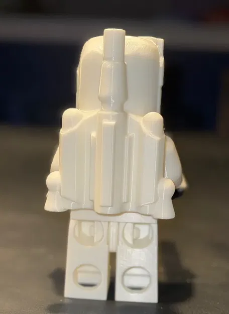 Nhân vật Boba Fett - MegaFigure trắng kích thước 500% - Image 3