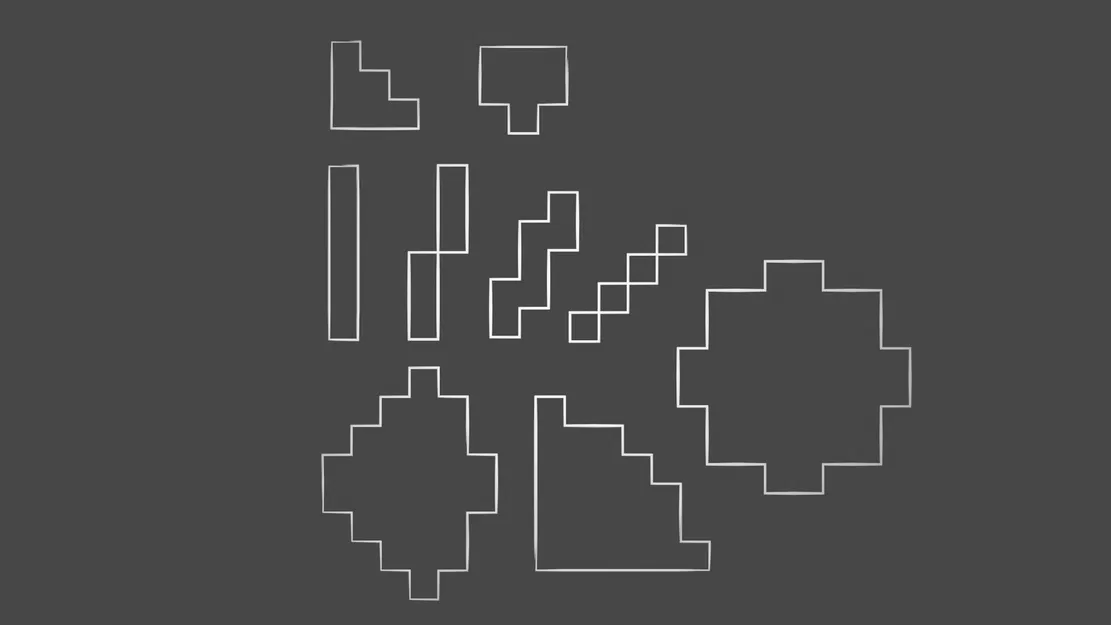 Mẫu khu vực ảnh hưởng và khu vực phép thuật cho trò chơi bàn - Image 1