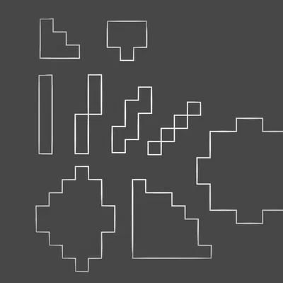 Mẫu khu vực ảnh hưởng và khu vực phép thuật cho trò chơi bàn