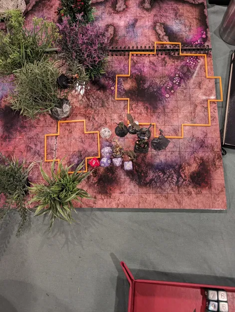 Mẫu khu vực ảnh hưởng và khu vực phép thuật cho trò chơi bàn - Image 2