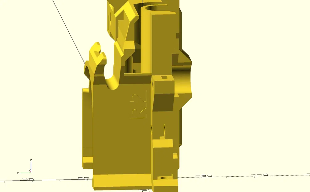 Giá đỡ x-carriage MK4 với kênh cáp rộng hơn - Image 3