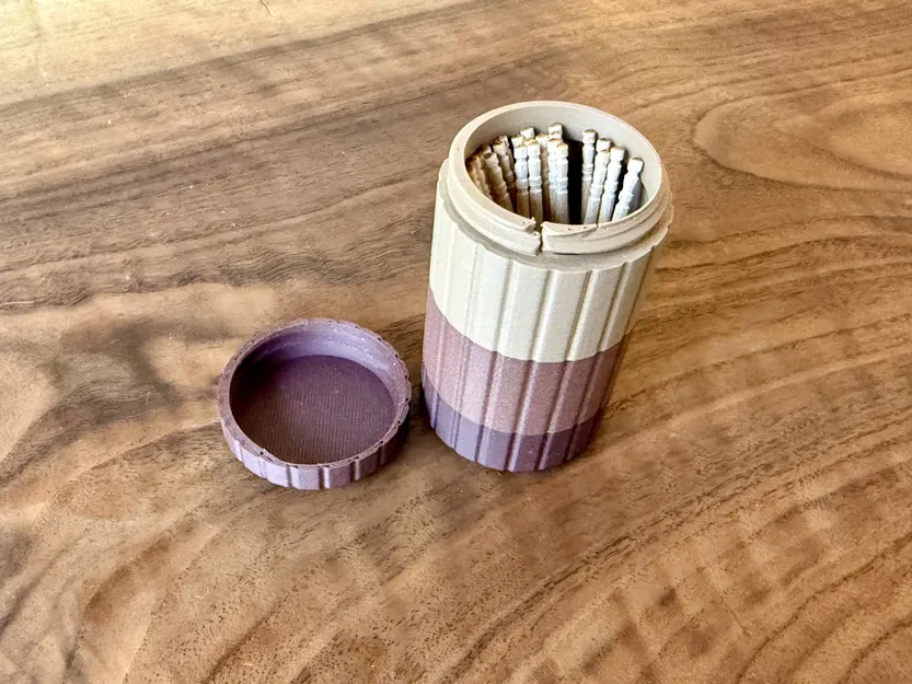 Hộp đựng thuốc du lịch xếp chồng với nắp khớp nối - Image 3