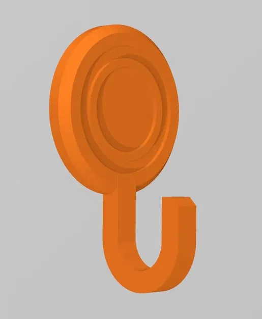 Móc dán kính treo quần áo và chìa khóa - Image 1