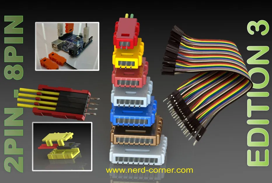 Kết nối 2-8 Pin Dupont cho dây nhảy - Image 2