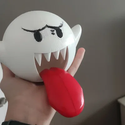 Vỏ hộp giấy Boo phong cách Mario vui nhộn