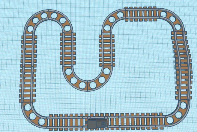 Mô hình tàu hỏa nhỏ cho trẻ em dễ lắp ráp - Image 2