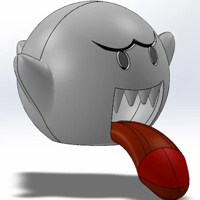 Vỏ hộp giấy Boo phong cách Mario vui nhộn