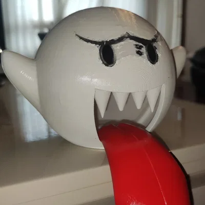 Vỏ hộp giấy Boo phong cách Mario vui nhộn