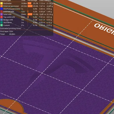 Thùng rác hình logo Tesla cho Model 3/Y