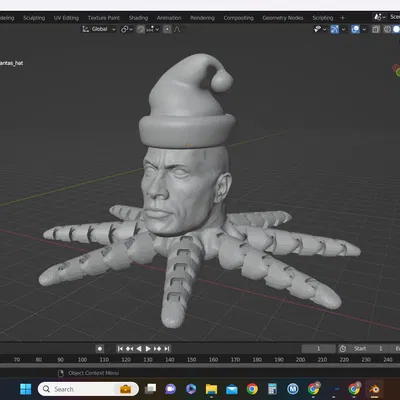 Bạch tuộc đá Giáng sinh vui nhộn