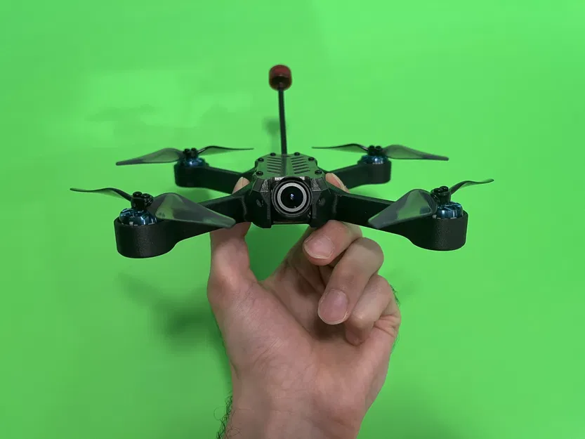 Drone FPV Wraith với khung 4 inch bằng sợi carbon - Image 4