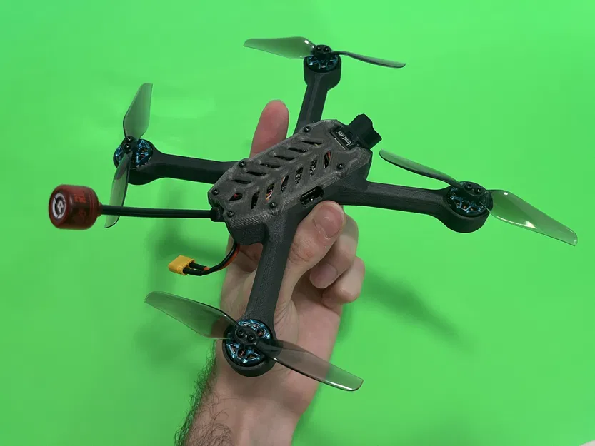 Drone FPV Wraith với khung 4 inch bằng sợi carbon - Image 6