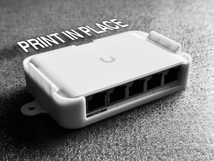 Giá đỡ dưới bàn cho công tắc gigabit Ubiquiti USW-Flex-Mini - Image 1