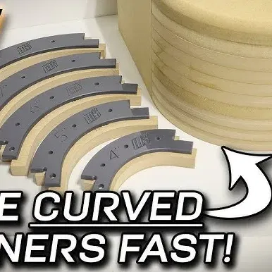 Bộ khuôn góc tròn thông minh cho đồ gỗ từ 3" đến 8