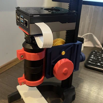 Giá đỡ kính hiển vi cho camera Raspberry Pi HQ