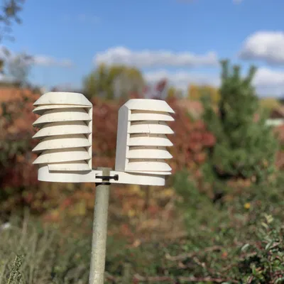 Giá đỡ và chắn bức xạ cho trạm thời tiết Netatmo 433MHz