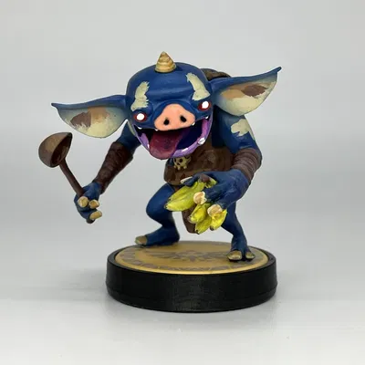 Bokoblin trong Zelda Breath of the Wild với đế amiibo