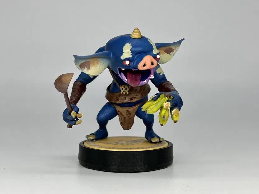 Bokoblin trong Zelda Breath of the Wild với đế amiibo - Image 2