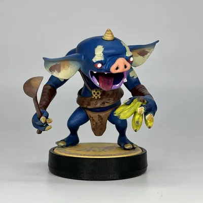 Bokoblin trong Zelda Breath of the Wild với đế amiibo