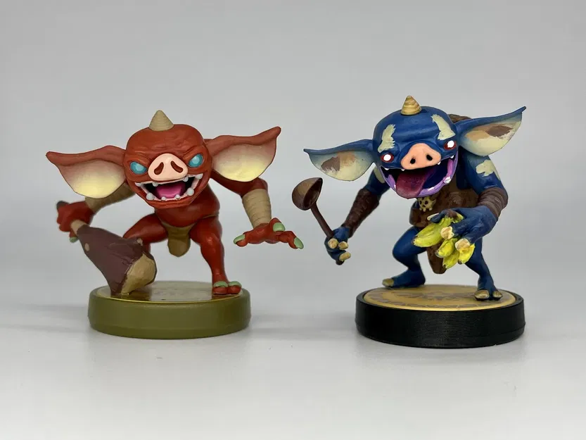 Bokoblin trong Zelda Breath of the Wild với đế amiibo - Image 3