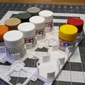 Giá đỡ chai sơn Tamiya 23ml kiểu Gridfinity - Thumbnail 1